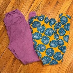 2 pairs of Lularoe Leggings